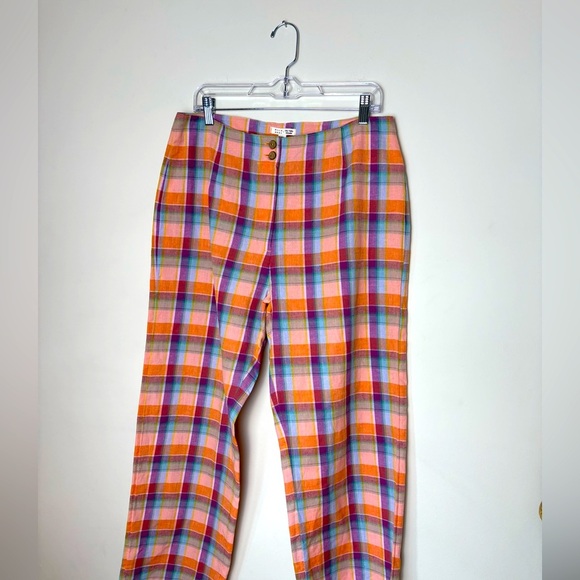 Billabong Multicolor Plaid Women's Capris - Picture 1 of 12